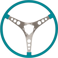 RP20041 Original-Style 15 in. Steering Wheel for 1956-1962 Chevy Corvette [Tasco Turquoise]
