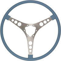 RP20042 Original-Style 15 in. Steering Wheel for 1956-1962 Chevy Corvette [Frost Blue]