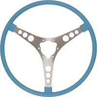 RP20045 Original-Style 15 in. Steering Wheel for 1956-1962 Chevy Corvette [Jewel Blue]