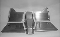 CV234 Floorboard Kit for 1937-1939 Chevy Passenger Car w/ Big Block, Front