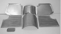 CVO266 Floorboard Kit for 1951-1954 Chevy/Olds Passenger Car, Front, Fits The Stock Firewall