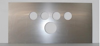 DS299-STE Dash Panel Insert, Universal, Steel, Gauges Over Speedometer