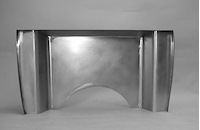 FD121-L Firewall for 1928-1929 Ford Passenger Car & Pickup, Lower, 4 in. Setback
