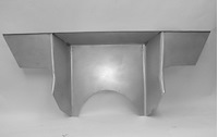 FD253 Firewall for 1949-1951 Ford Passenger Car w/ Big Block, 4 in. Setback