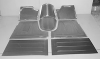 FD265 Floorboard Kit for 1948-1952 Ford Pickup, Front