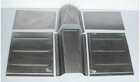 FD308 Floorboard Kit for 1949-1951 Ford Passenger Car, Front, Fits The Stock Firewall