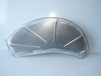 UN197 Wheel Well Tubs for 1937-1938 Ford Passenger Car, Standard 7 in. Depth