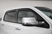 Smoke Ventgard Snap Front/Rear Window Deflectors for Select Late-Model Ram 1500/2500 Crew Cab Trucks