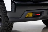 Transparent Yellow Fog Light Covers Fits Select Chevy Silverado 1500