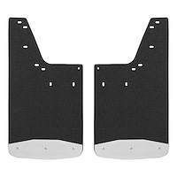 250233 Front or Rear 12 in. x 23 in. Textured Rubber Mud Guards Fits Select Dodge Ram