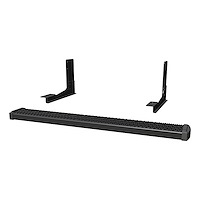 415254-570749 Grip Step 7 in. x 54 in. Black Aluminum Rear Step Fits Select Mercedes-Benz Sprinter 2500, 3500