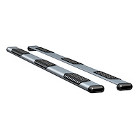 583114 O-Mega II 6 in. x 114 in. Silver Aluminum Side Steps, Without Brackets