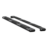 584098 O-Mega II 6 in. x 98 in. Black Aluminum Side Steps, Without Brackets