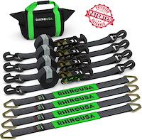 2IN-HDKIT Heavy Duty Vehicle Tie Down Kit [Black]