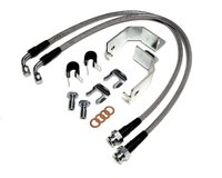 BHK-LIGHT-9904FRT-GR Stainless Brake Hose Kit for 1999-2004 Ford F-150 Lightning, Front Only [Green]