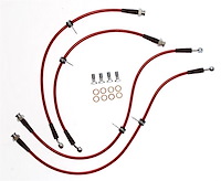 CHEVY-CAMARO-22-BLU Stainless Brake Hose Kit for 2010-2011 Camaro SS [Blue]