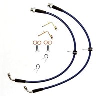 FORD-SHELBYGT500FRTS-1-GR Brake Hydraulic Hose Kit for 2007-2014 Ford Mustang Shelby GT500, Front, Green