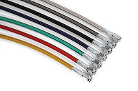 FORD-SHELBYGT500FRTS-1-RE Brake Hydraulic Hose Kit for 2007-2014 Ford Mustang Shelby GT500, Front, Clear