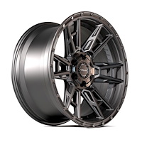 4PS20-22100-6D55-24B1 4PS20 Wheel [Size: 22"x10"] Satin Black Finish
