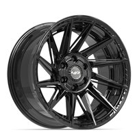 4P42 Wheel [Size: 20"x10"] 6 x 135 mm & 6 x 139.7 mm Bolt Pattern, Gloss Black