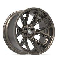 4P40 Wheel [Size: 22"x12"] 6 x 135 mm & 6 x 139.7 mm Bolt Pattern, Satin Bronze