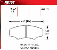 DTC-60 Disk Brake Pads AP Racing