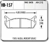 Performance Brake FORD MAZDA - (REAR)
