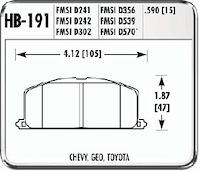 Performance Brake CHEVY GEO TOYOTA