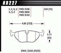 Disc Brake Pad HT-10 w/0.630 Thickness