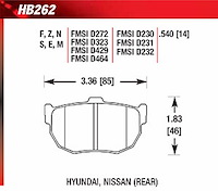 Blue 9012 Disk Brake Pads for Hyundai Elantra, Tiburon, for Kia Spectra, for Nissan 2005X, 2405X, 280ZX, 300ZX, Maxima, Stanza