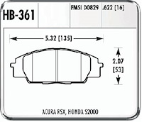 Performance Brake HONDA (FRT)HP PLUS S2000