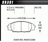 DTC-70 PADS Honda S2000/Civic Type R Acura RSX