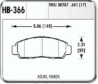 Performance Brake ACURA CL/RL/TL