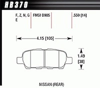 DTC-60 Disk Brake Pads for Nissan