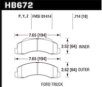 SUPERDUTY BRAKE PADS