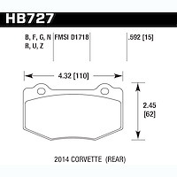 Ceramic Brake Pads 2014 Corvette