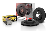 Talon Street Rear Brake Rotor and Disc Set