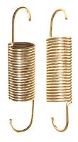 Medium Tension Hood Springs Gold
