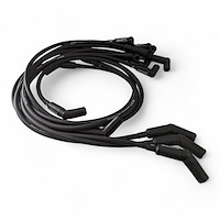 SPW300-NS-415 Super Mag Non-Sleeved Spark Plug Wire Set for Big Block Chevy, Over Valve Cover [45-Degree Plug Boot]