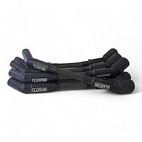 SPW-CH-LS-S-1 High-Performance Silicone-Sleeved Spark Plug Wire Set for GM LS, Standard [Black]