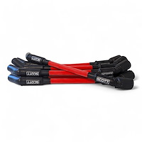 SPW-CH-LS-T-2 High-Performance Silicone-Sleeved Spark Plug Wire Set for GM LS Truck, [Red]