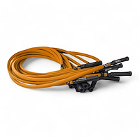 SPW-PS-690-III-6 High-Performance Fiberglass-Oversleeved Spark Plug Wire Set for Dodge Viper (Gen-3) [Orange]