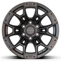 DF04 Wheel, Fits Select Ford 6-Lug, Size: 17" x 9", Bolt Pattern: 6 x 135 mm [Finish: Dark Satin Charcoal]