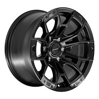 DF04-17090-6135-12B1 DF04 Wheel [Size: 17"x9"] Satin Black Finish