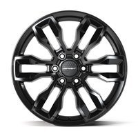 DF15B Wheel [Size: 20"x9"] for 2019-2025 Ram 1500 6-Lug & 2004-2025 Nissan Titan, Armada, 6 x 5.50", Gloss Black Finish