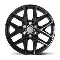 DF17A Wheel [Size: 20"x9"] for 1999-2025 Chevy Silverado 1500, Tahoe, GMC Sierra 1500 & Yukon, 6 x 5.50", Gloss Black Finish