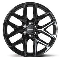 DF17A Wheel [Size: 22"x9"] for 1999-2025 Chevy Silverado 1500, Tahoe, GMC Sierra 1500 & Yukon, 6 x 5.50", Gloss Black Finish