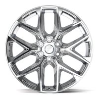 DF17C Wheel [Size: 22"x9"] for 2004-2025 Ford F-150, 2003-2025 Ford Expedition & Lincoln Navigator, 6 x 135 mm, Chrome Finish