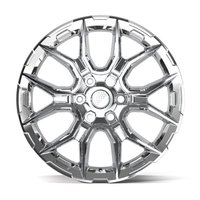 DF18A Wheel [Size: 20"x9"] for 1999-2025 Chevy Silverado 1500, Tahoe, GMC Sierra 1500 & Yukon, 6 x 5.50", Chrome Finish