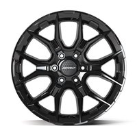 DF18C Wheel [Size: 20"x9"] for 2004-2025 Ford F-150, Expedition & Lincoln Navigator, 6 x 135 mm, Gloss Black Finish